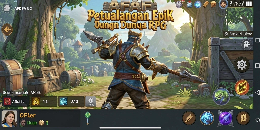 Tampilan menarik dari gameplay AFAF yang memikat.