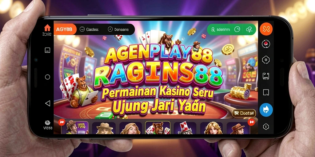 Tampilan permainan Kasino seru di AGENPLAY88 yang memukau.
