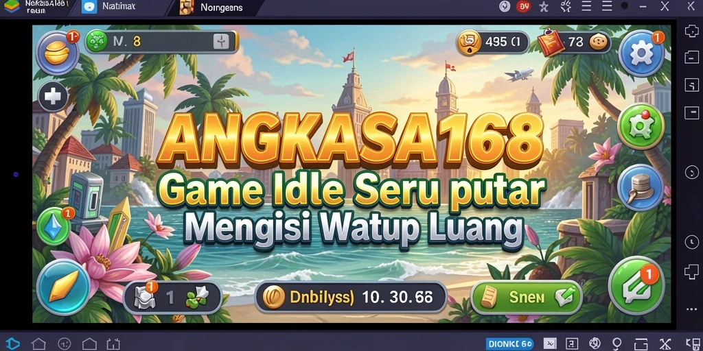 Tampilan gameplay ANGKASA168 yang menarik dan penuh warna.