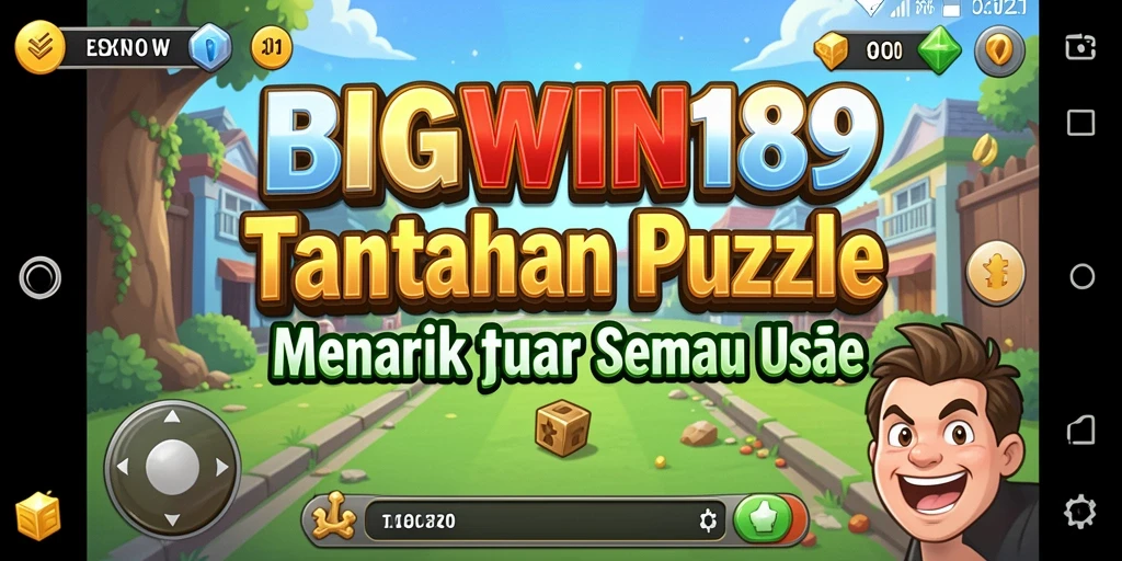 Gameplay menarik BIGWIN189 menunjukkan berbagai level Puzzle yang menantang.