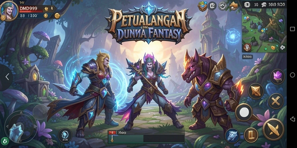 Gameplay intens dan karakter-karakter menawan dalam DMD999.