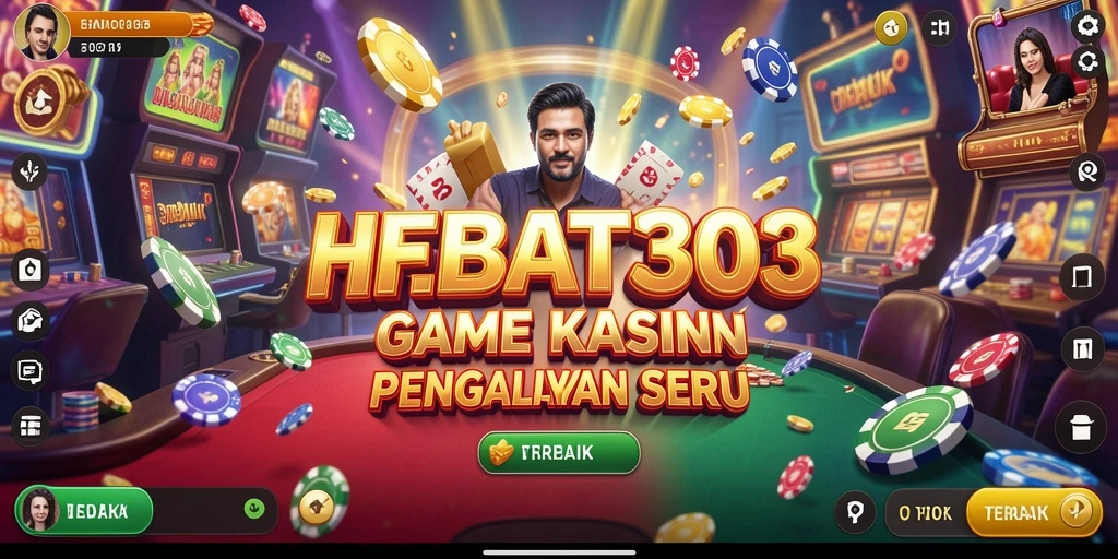 Screenshot gameplay HEBAT303 menampilkan suasana kasino yang seru dan interaktif.
