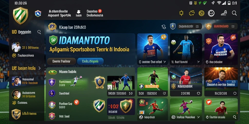 Tampilan menarik dari gameplay sportsbook IDAMANTOTO.