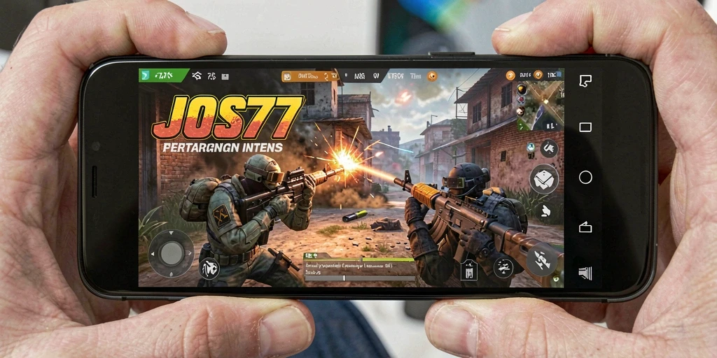 Tampilan gameplay seru JOS77 dengan aksi tembak-menembak mendebarkan.
