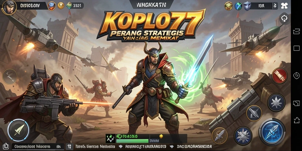 Tampilan gameplay menegangkan dengan strategi yang menarik