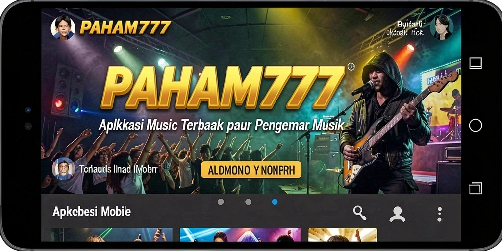 Screenshot PAHAM777 menampilkan gameplay musik yang menarik.