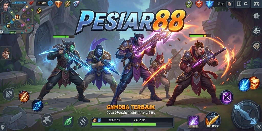 Gameplay seru PESIAR88 dengan karakter unik dan strategi mendalam.