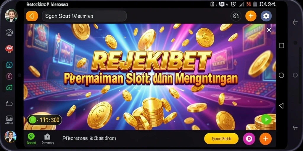 Tampilan gameplay Slot seru dari REJEKIBET yang penuh warna.