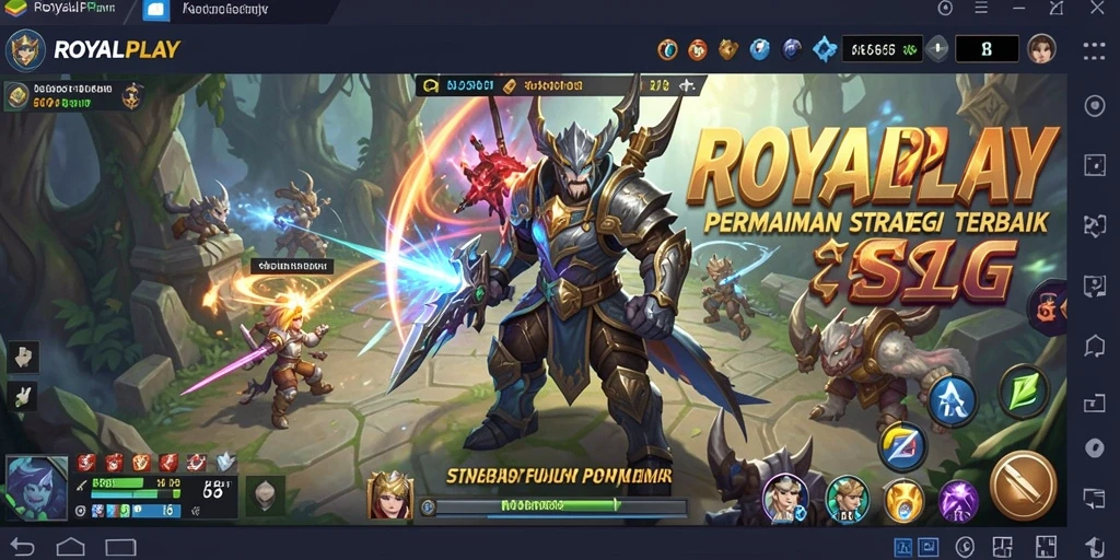 Tampilan menarik gameplay strategis di ROYALPLAY.