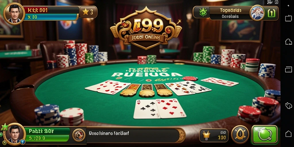 Tampilan gameplay Poker yang menarik di RP99.