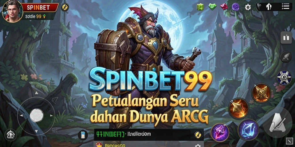 Tangkapan layar menampilkan aksi pertempuran seru di SPINBET99.