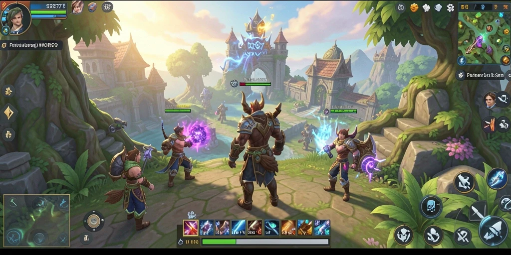 Tampilan gameplay SR877 yang menakjubkan dalam dunia MMORPG.